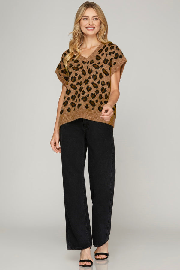 Stay Longer Leopard Sweater