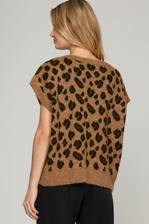 Stay Longer Leopard Sweater