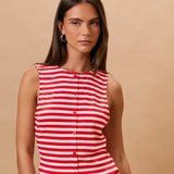 Happy Days Stripe Tank
