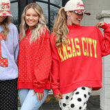 Go K-C! Mock Neck Reversible Sweatshirt
