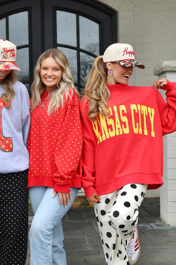 Go K-C! Mock Neck Reversible Sweatshirt