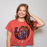 Turkey Time | Women's Sequin Design Cuff Sleeve