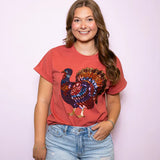 Turkey Time | Women's Sequin Design Cuff Sleeve