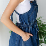 Holy Smokes Denim Overall Romper