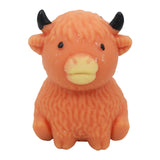 Cute Baby Highland Cow Fluffy Slime Filled Squishy Toy