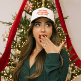 Dear Santa Just Leave Your Credit Card Leopard Hat