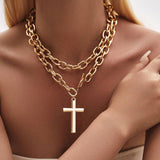 Chunky Cross Necklace