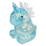 Sitting Unicorn Pony Glittery Maltose Putty Filled Squishy