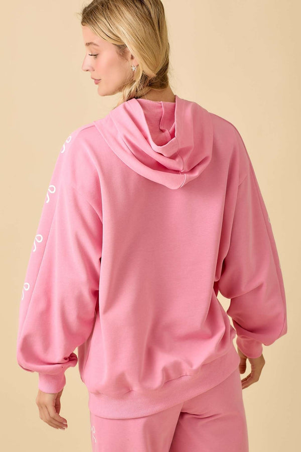 Bow Hoodie and Joggers Set