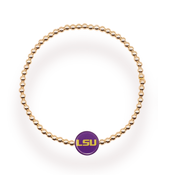 LSU/Tigers Logo Bracelet