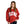 Cardinal Red and White Lulu Mac Embroidery Sweatshirt