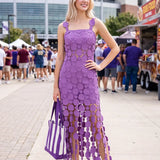 Purple Reign Midi Dress