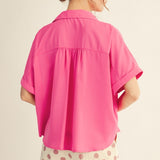 Pink Passion Satin Top
