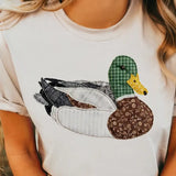Granny's Faux Patchwork Mallard Tee