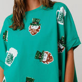 St. Patricks Sequin Leprechaun & Mug Top