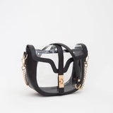 Jade Clear Gameday Saddle Crossbody Bag