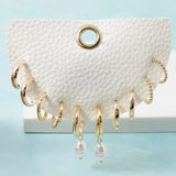 Pearl Earring Set