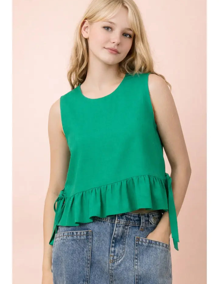 Sweet & Sunny Tie Top