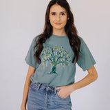 Mardi Gras Bead Tree Graphic
