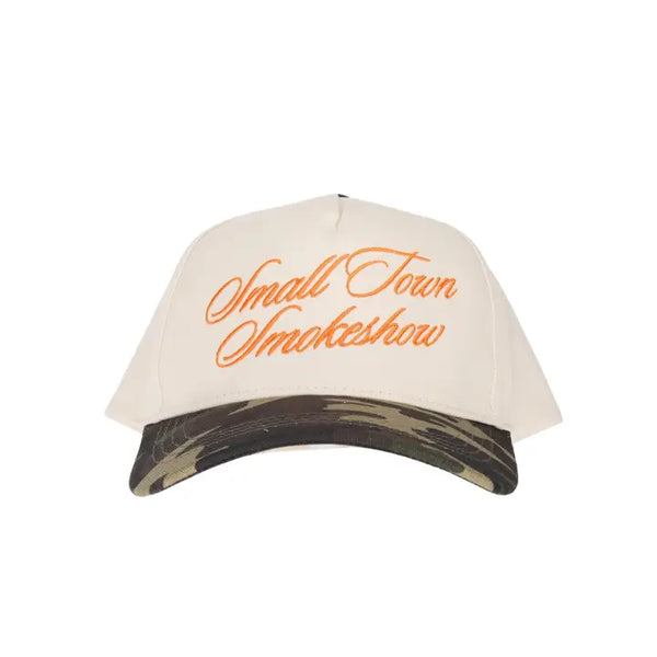 Small Town Camo Embroidered Trucker Hat