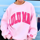 Light Pink/Hot Pink Polka Dot Sweatshirt