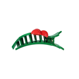 Glitter Holly Leaves | Flat Hair Clip