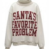 Santa’s Favorite Reversible Mock Neck