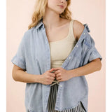 Easy Choice Denim Button Down