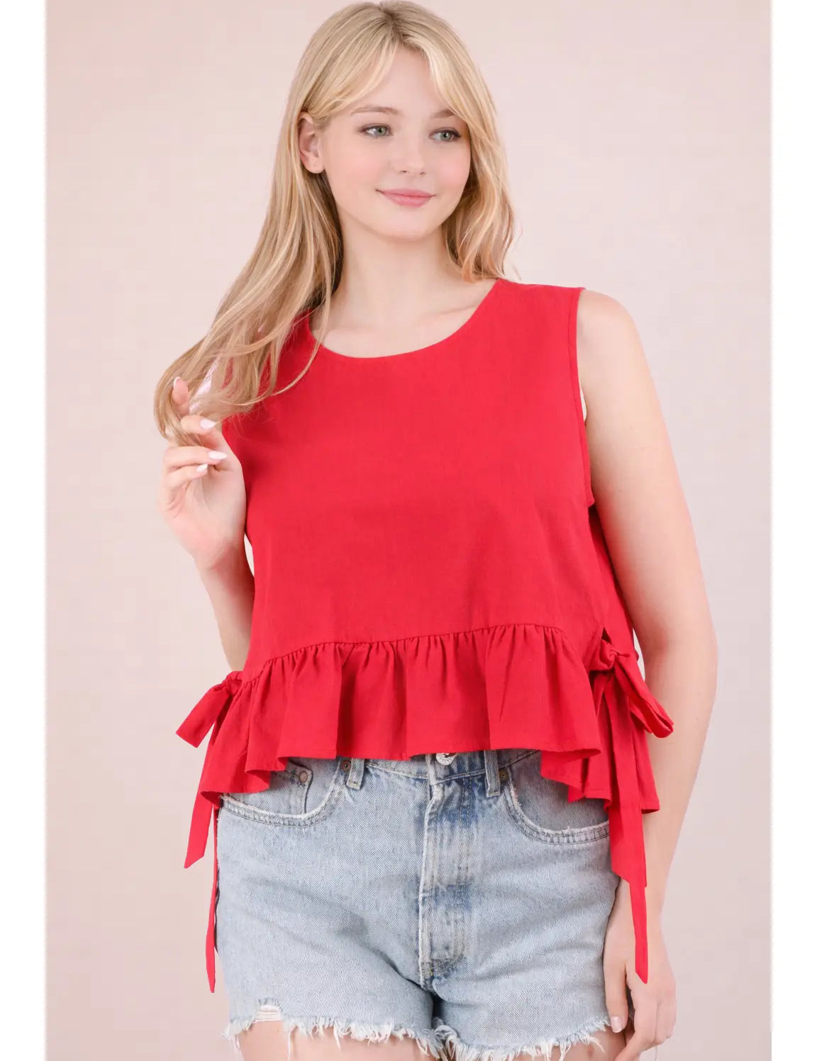 Sweet & Sunny Tie Top