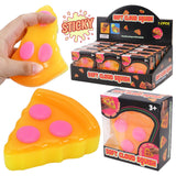 Pepperoni Pizza Slice Jiggly Mochi Sticky Squishy Toy