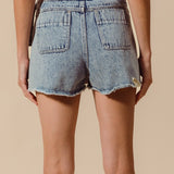 Waist Tie Wrap Around Skort