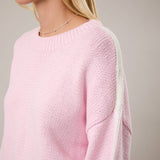 LONG SLEEVE KNIT SWEATER TOP