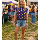 Geaux Time Knit Top