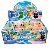 Cute Pinch Glitter Highland Bull Squishy