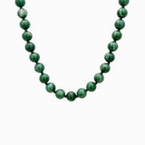 Autumn Marbled Bead Necklace