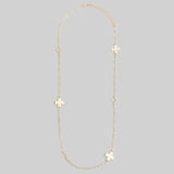 Multi Cross Charms Chain Necklace
