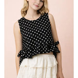 On Top Polka Dot Tank