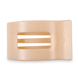 Flat Rectangle Hair Clip | Large | Almond Beige