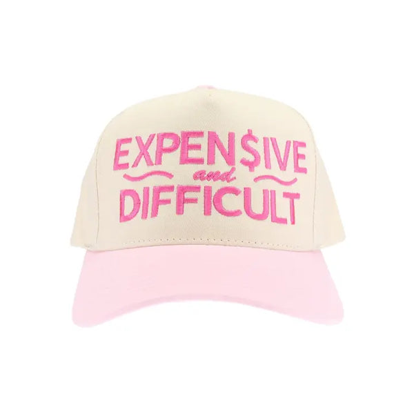 Expensive and Difficult Embroidered Trucker Hat
