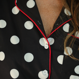 Dotty Darling Polka Dot Ruffle Pajama Set