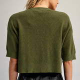 Keep It Casual Olive Knit Top
