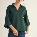 The Scallop Edit Top