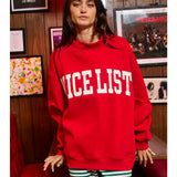 Naughty or Nice Reversible Mock Neck