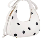 Chic Polka Dot Handle Crossbody Bag