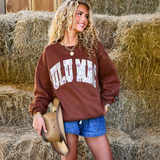 Camo Sweatshirt Brown | LULU MAC