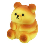 4 Inch Golden Bear Bread Slow Rising PU Foam Squishy