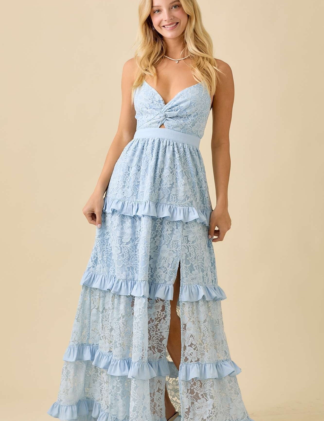 In A Dream Lace Maxi Dress