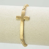 CB2350 Cross CCB Stretch Bracelet