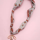 HANDMADE SCARF CHARM NECKLACE