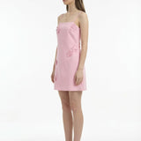 Pink Petals Mini Dress